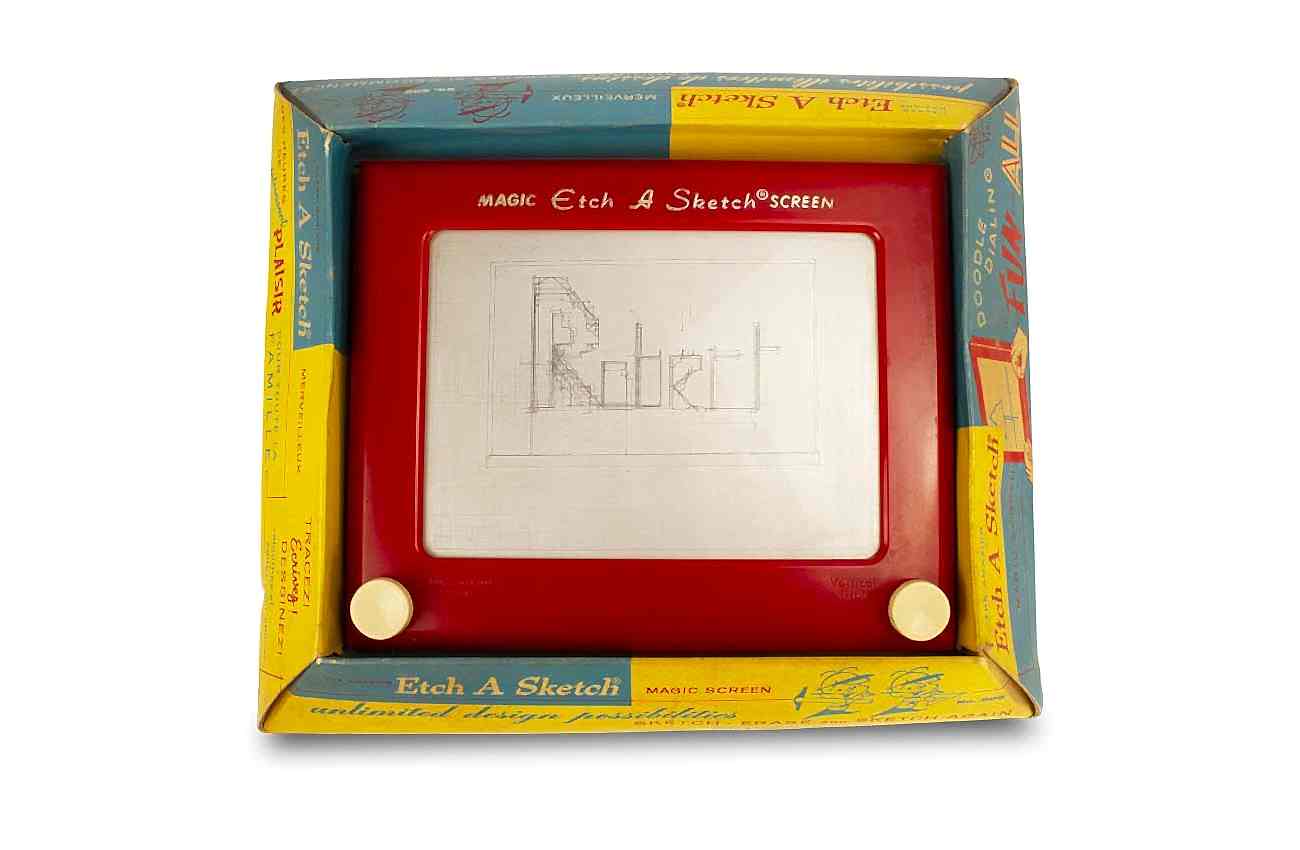 Magic Etch Sketch Screen